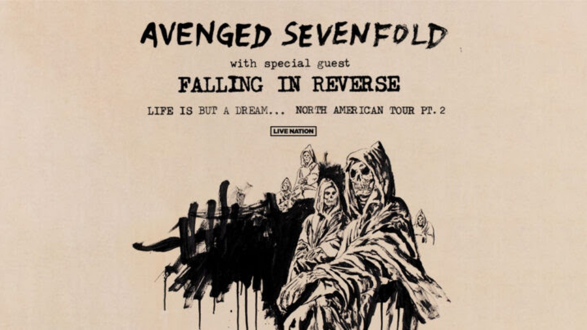 Avenged Sevenfold Announces Fall Leg Of 'Life is But A Dream…' North  American Tour - Live Nation Entertainment
