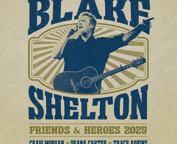 Blake Shelton Announces ‘Friends & Heroes Tour 2025’