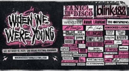 Panic! At The Disco And blink-182 To Headline When We Were Young 2025